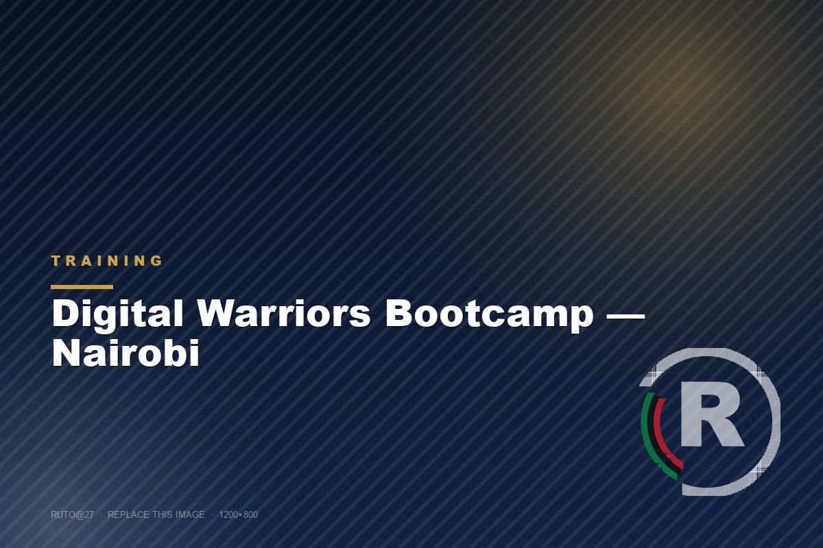 Digital Warriors Bootcamp — Nairobi