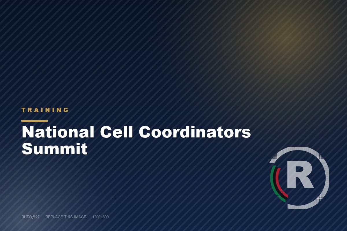 National Cell Coordinators Summit